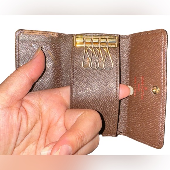 🔑 Louis Vuitton Damier Key Trifold Case - Picture 7 of 15